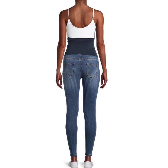 Maternity Skinny Jeans with Full Panel - Picture 3 of 6